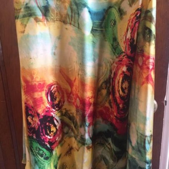 Colorful Formal Cache Dress - SIZE 8 - Picture 3 of 8